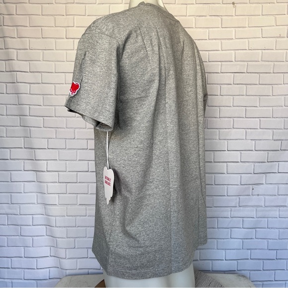 Emotionally Unavailable EU VALENTINE TEE Shirt Grey NWT - Picture 5 of 12